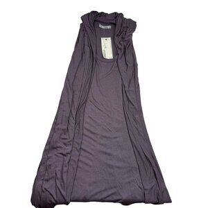 Miilla Clothing Minimalist Sleeveless Dress/Tunic With Hood Women's Size Large